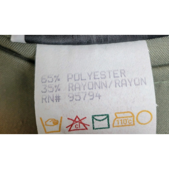 NWT VTG Maxi Dress Women's Sz 10 Leslie Belle Green Leaf Side Slit Sleeveless - Picture 4 of 11